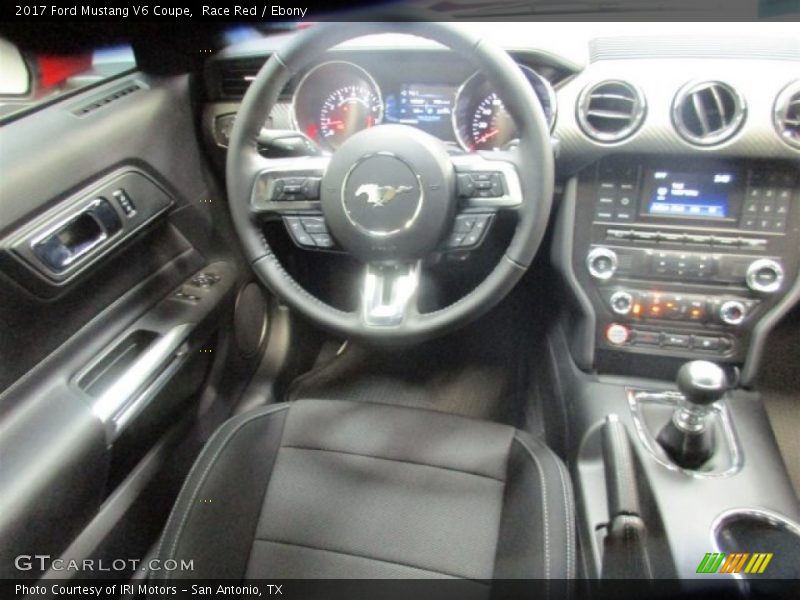 Race Red / Ebony 2017 Ford Mustang V6 Coupe