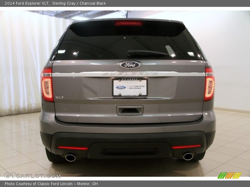 Sterling Gray / Charcoal Black 2014 Ford Explorer XLT