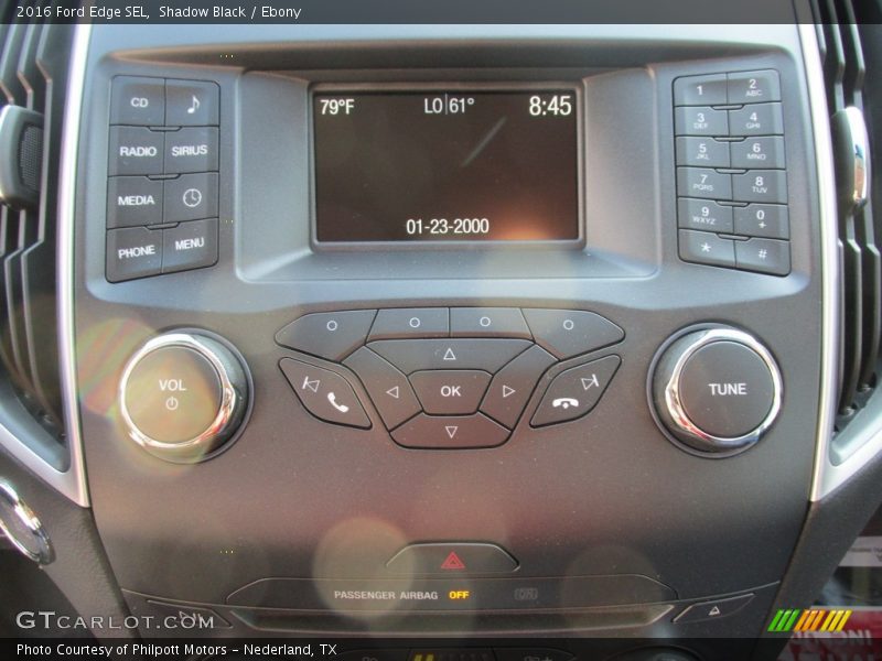 Shadow Black / Ebony 2016 Ford Edge SEL