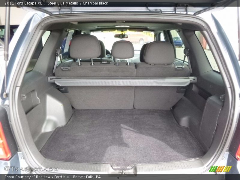 Steel Blue Metallic / Charcoal Black 2011 Ford Escape XLT