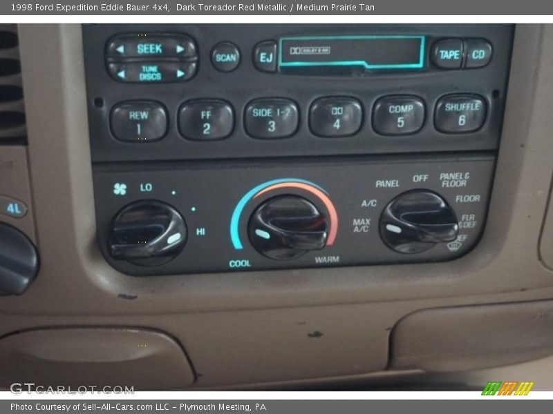 Dark Toreador Red Metallic / Medium Prairie Tan 1998 Ford Expedition Eddie Bauer 4x4