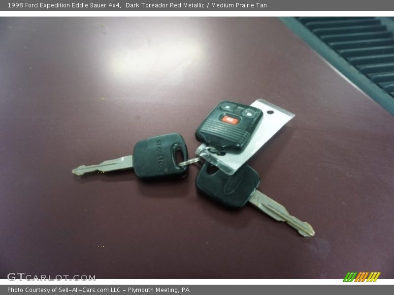 Dark Toreador Red Metallic / Medium Prairie Tan 1998 Ford Expedition Eddie Bauer 4x4