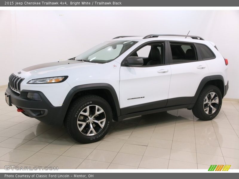 Bright White / Trailhawk Black 2015 Jeep Cherokee Trailhawk 4x4