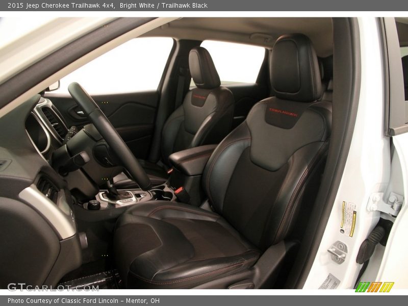 Bright White / Trailhawk Black 2015 Jeep Cherokee Trailhawk 4x4