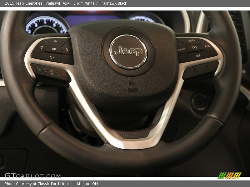 Bright White / Trailhawk Black 2015 Jeep Cherokee Trailhawk 4x4