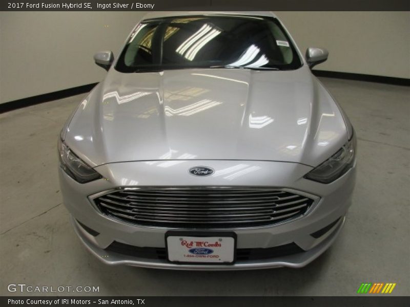 Ingot Silver / Ebony 2017 Ford Fusion Hybrid SE