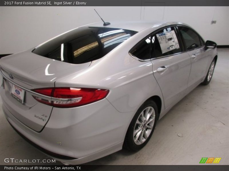 Ingot Silver / Ebony 2017 Ford Fusion Hybrid SE