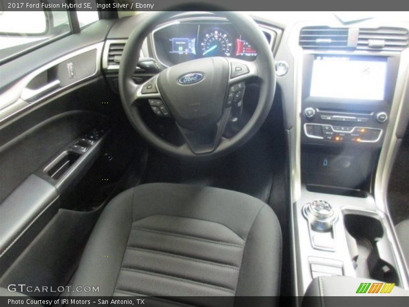 Ingot Silver / Ebony 2017 Ford Fusion Hybrid SE