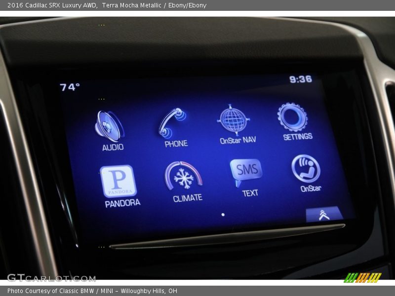 Terra Mocha Metallic / Ebony/Ebony 2016 Cadillac SRX Luxury AWD