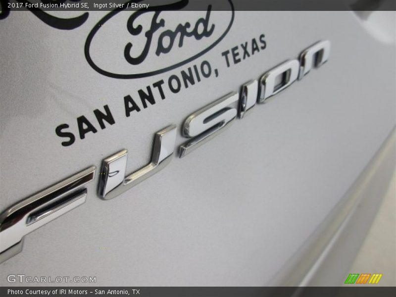 Ingot Silver / Ebony 2017 Ford Fusion Hybrid SE