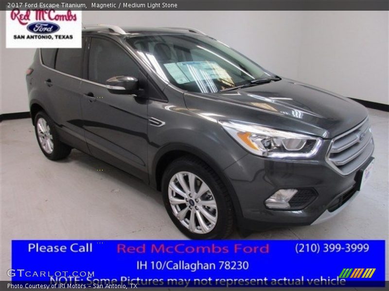 Magnetic / Medium Light Stone 2017 Ford Escape Titanium