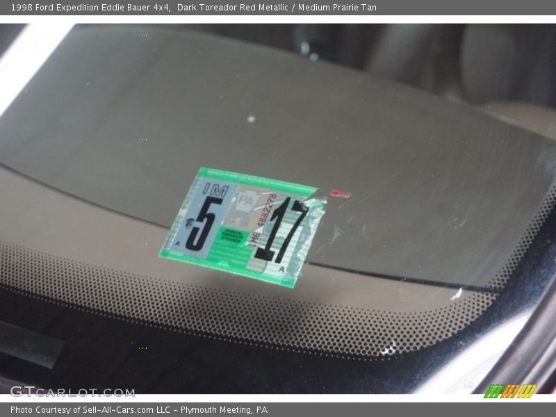 Dark Toreador Red Metallic / Medium Prairie Tan 1998 Ford Expedition Eddie Bauer 4x4