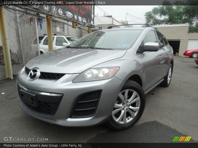 Liquid Silver Metallic / Black 2010 Mazda CX-7 s Grand Touring AWD