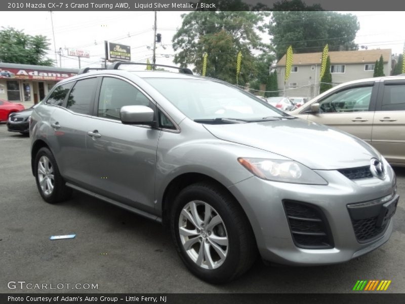 Liquid Silver Metallic / Black 2010 Mazda CX-7 s Grand Touring AWD