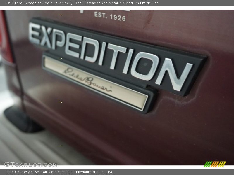 Dark Toreador Red Metallic / Medium Prairie Tan 1998 Ford Expedition Eddie Bauer 4x4