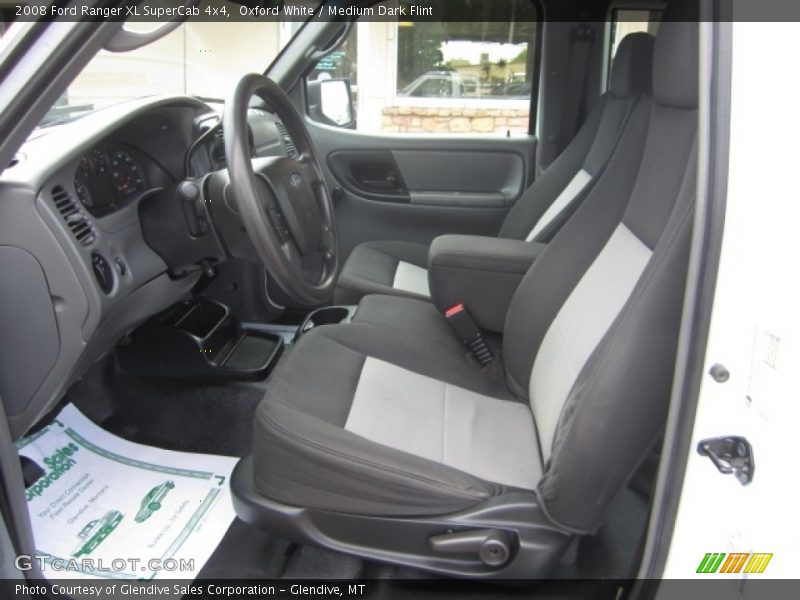 Oxford White / Medium Dark Flint 2008 Ford Ranger XL SuperCab 4x4