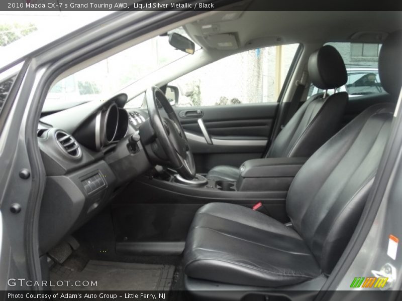 Liquid Silver Metallic / Black 2010 Mazda CX-7 s Grand Touring AWD