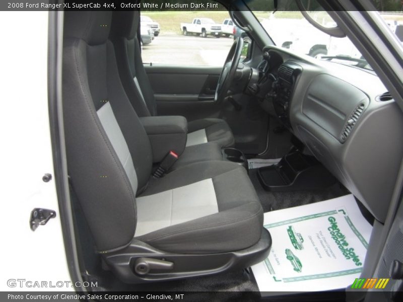 Oxford White / Medium Dark Flint 2008 Ford Ranger XL SuperCab 4x4