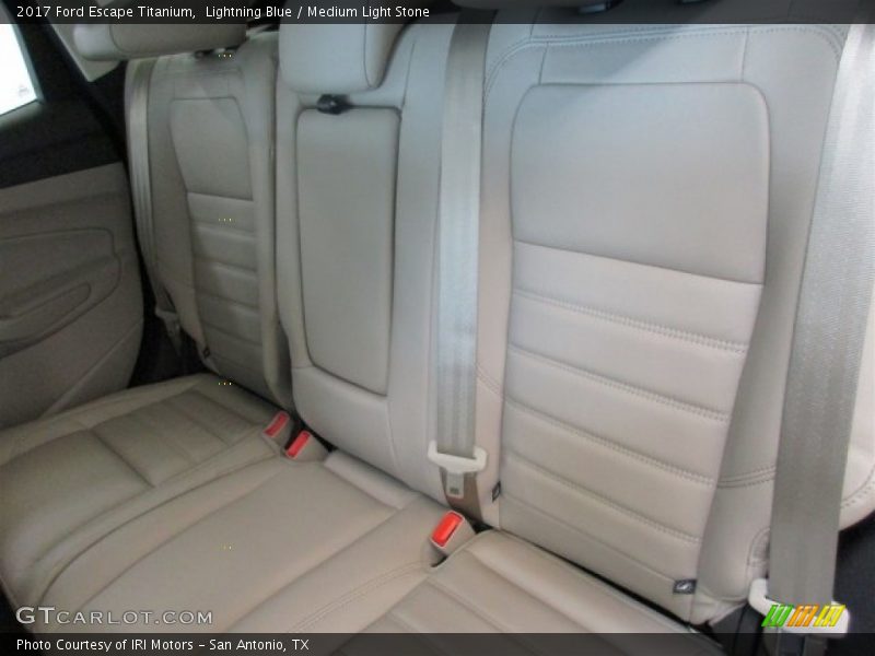 Lightning Blue / Medium Light Stone 2017 Ford Escape Titanium