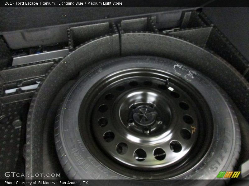 Lightning Blue / Medium Light Stone 2017 Ford Escape Titanium