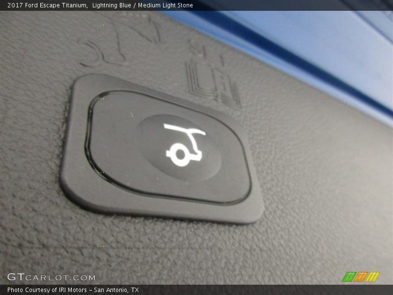 Lightning Blue / Medium Light Stone 2017 Ford Escape Titanium