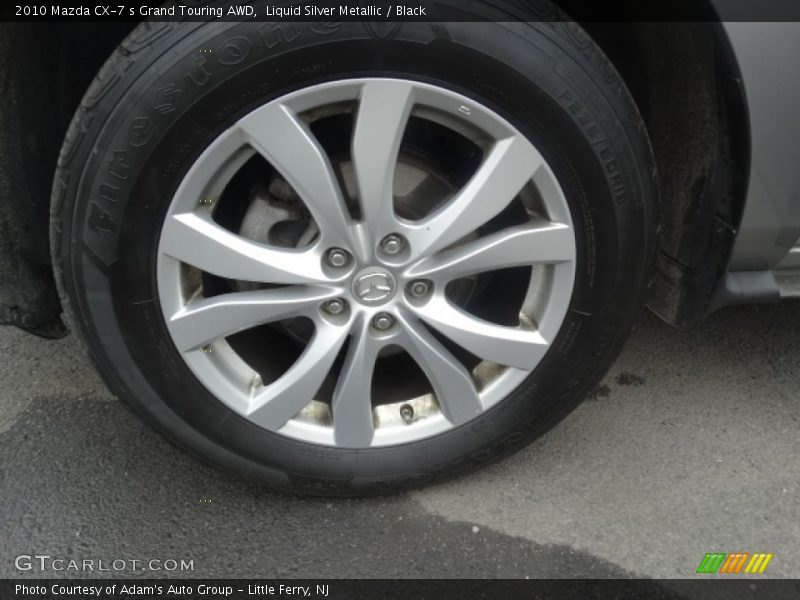 Liquid Silver Metallic / Black 2010 Mazda CX-7 s Grand Touring AWD
