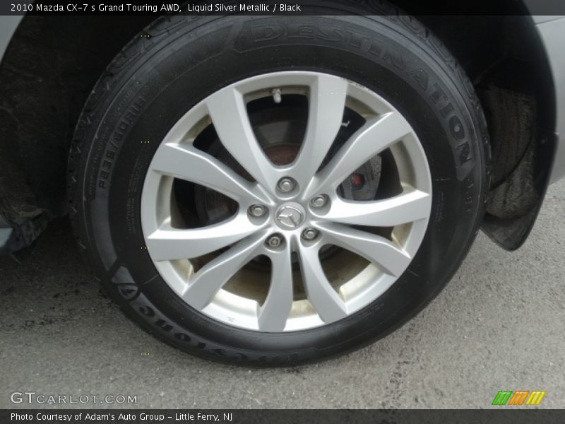 Liquid Silver Metallic / Black 2010 Mazda CX-7 s Grand Touring AWD