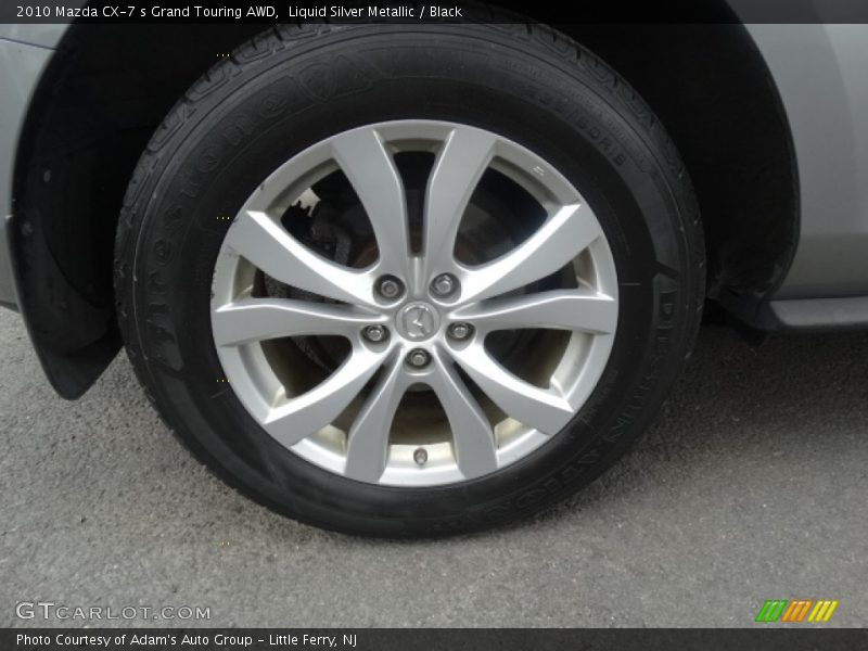 Liquid Silver Metallic / Black 2010 Mazda CX-7 s Grand Touring AWD