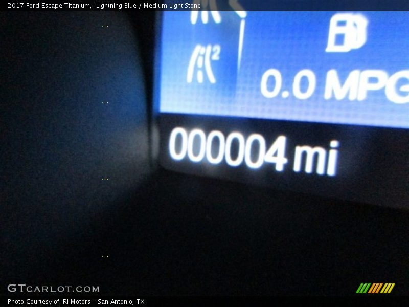 Lightning Blue / Medium Light Stone 2017 Ford Escape Titanium