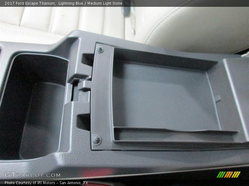 Lightning Blue / Medium Light Stone 2017 Ford Escape Titanium