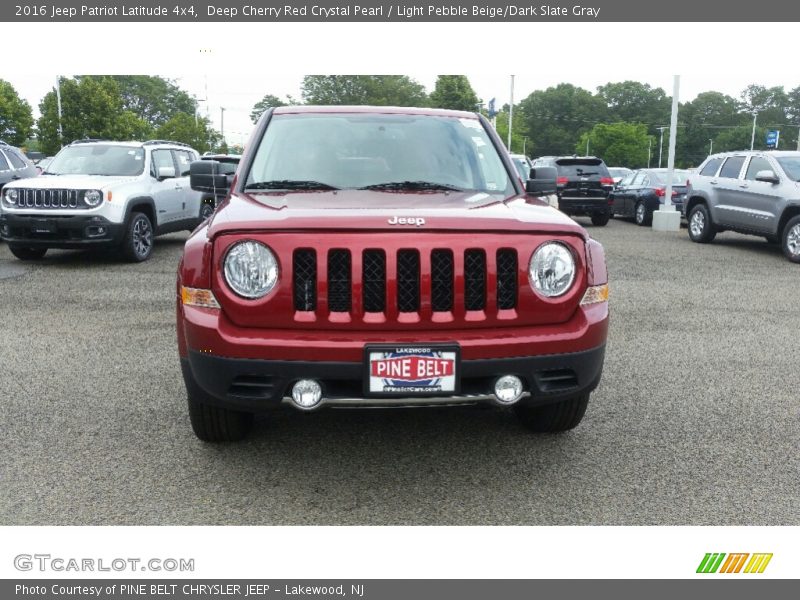 Deep Cherry Red Crystal Pearl / Light Pebble Beige/Dark Slate Gray 2016 Jeep Patriot Latitude 4x4