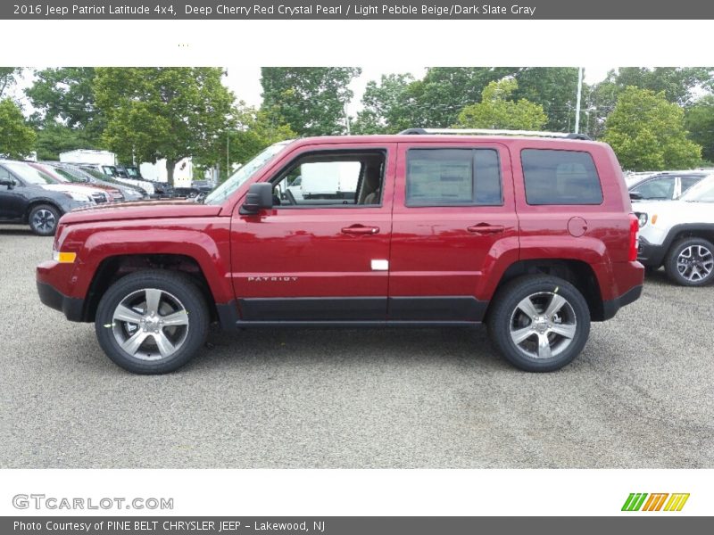 Deep Cherry Red Crystal Pearl / Light Pebble Beige/Dark Slate Gray 2016 Jeep Patriot Latitude 4x4
