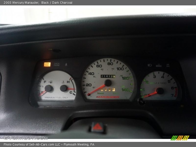 Black / Dark Charcoal 2003 Mercury Marauder