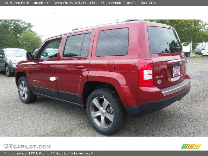 Deep Cherry Red Crystal Pearl / Light Pebble Beige/Dark Slate Gray 2016 Jeep Patriot Latitude 4x4