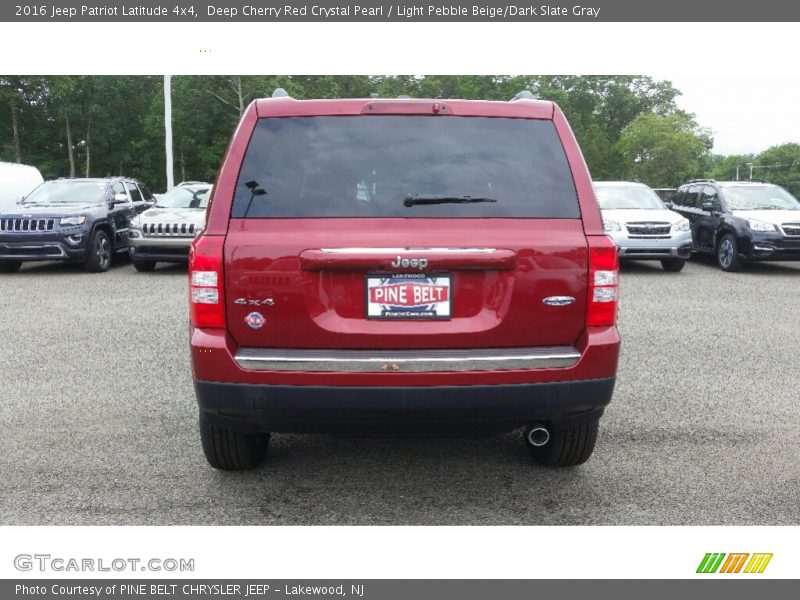 Deep Cherry Red Crystal Pearl / Light Pebble Beige/Dark Slate Gray 2016 Jeep Patriot Latitude 4x4