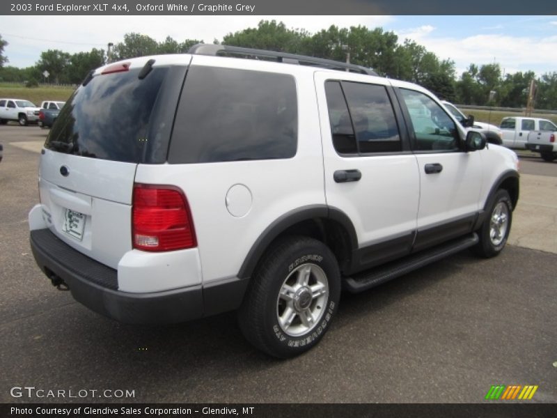 Oxford White / Graphite Grey 2003 Ford Explorer XLT 4x4