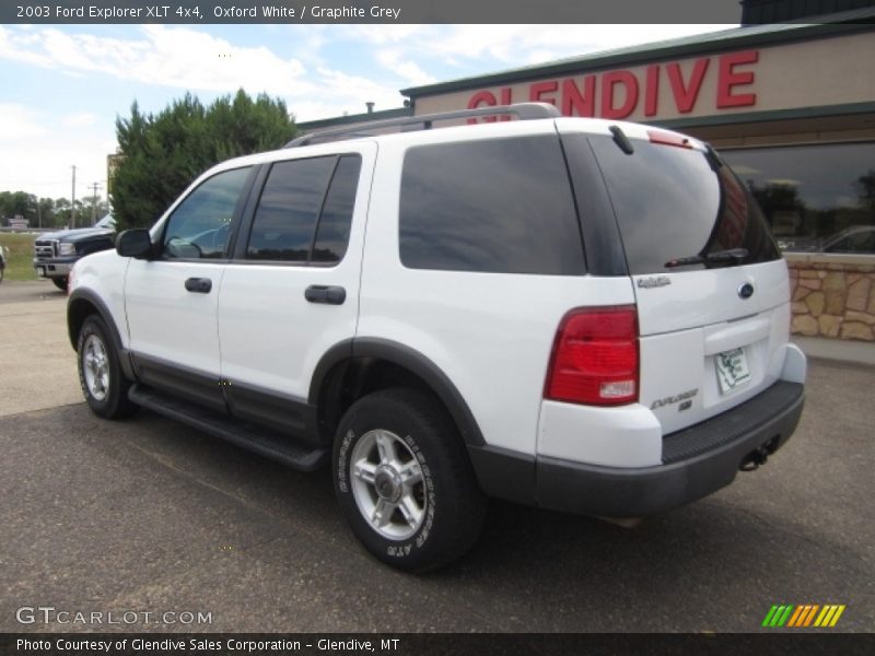 Oxford White / Graphite Grey 2003 Ford Explorer XLT 4x4