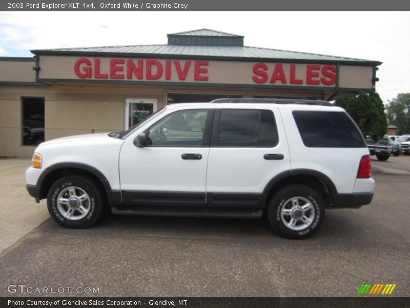 Oxford White / Graphite Grey 2003 Ford Explorer XLT 4x4