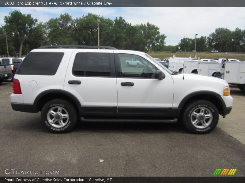 Oxford White / Graphite Grey 2003 Ford Explorer XLT 4x4