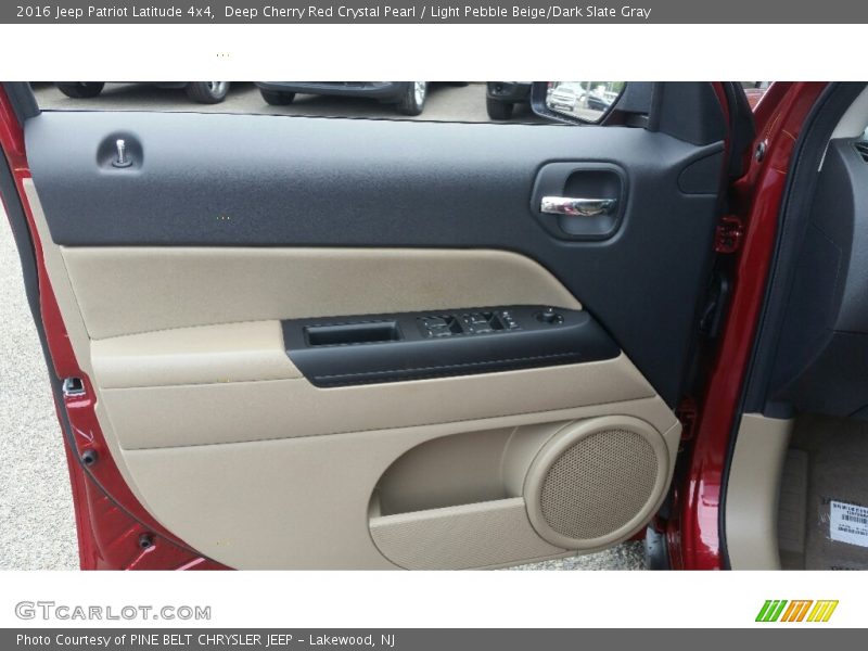 Deep Cherry Red Crystal Pearl / Light Pebble Beige/Dark Slate Gray 2016 Jeep Patriot Latitude 4x4