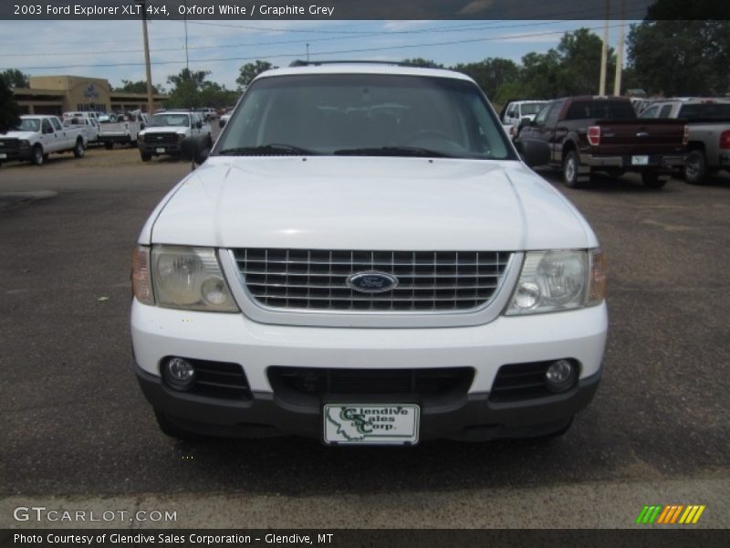 Oxford White / Graphite Grey 2003 Ford Explorer XLT 4x4
