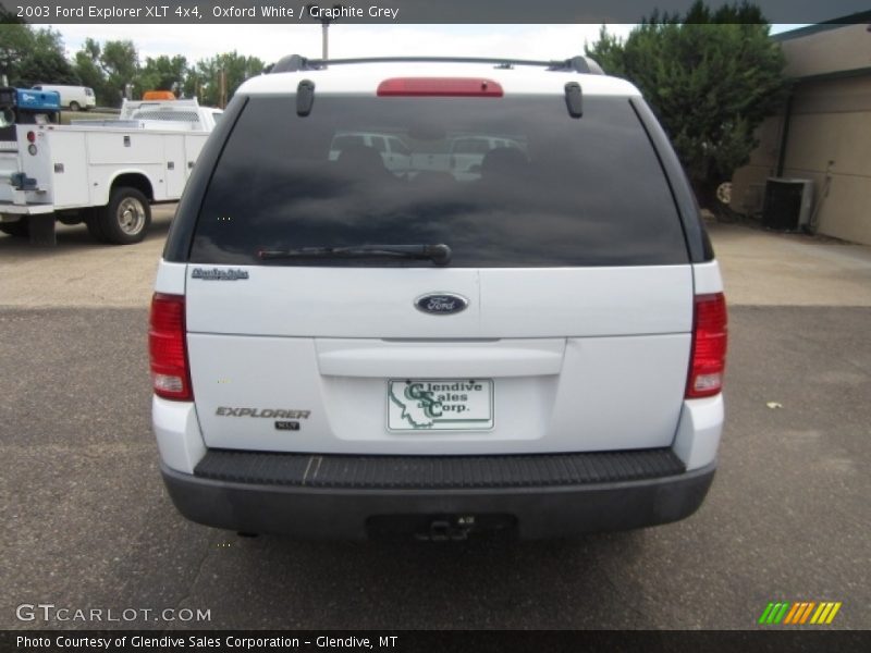 Oxford White / Graphite Grey 2003 Ford Explorer XLT 4x4