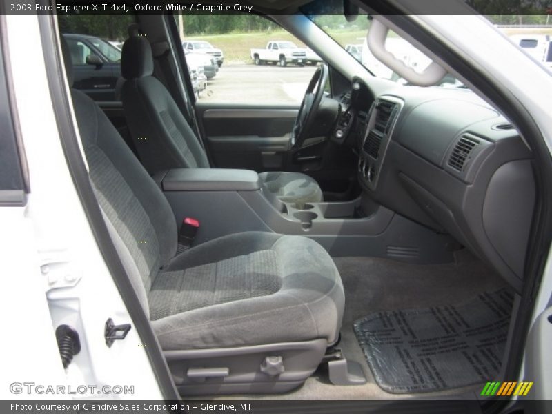 Oxford White / Graphite Grey 2003 Ford Explorer XLT 4x4