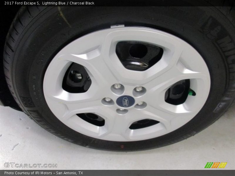 Lightning Blue / Charcoal Black 2017 Ford Escape S