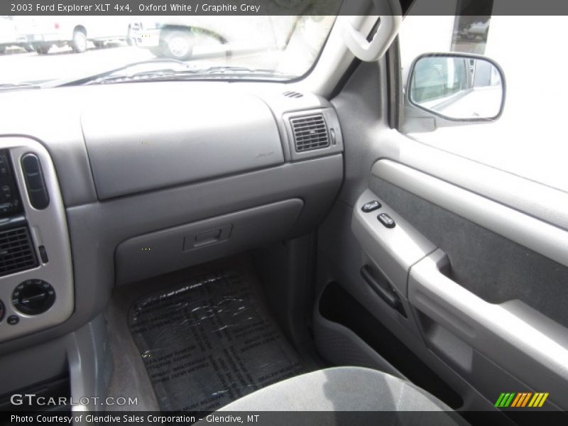 Oxford White / Graphite Grey 2003 Ford Explorer XLT 4x4