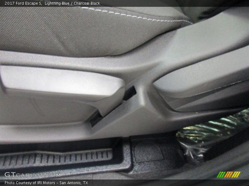 Lightning Blue / Charcoal Black 2017 Ford Escape S
