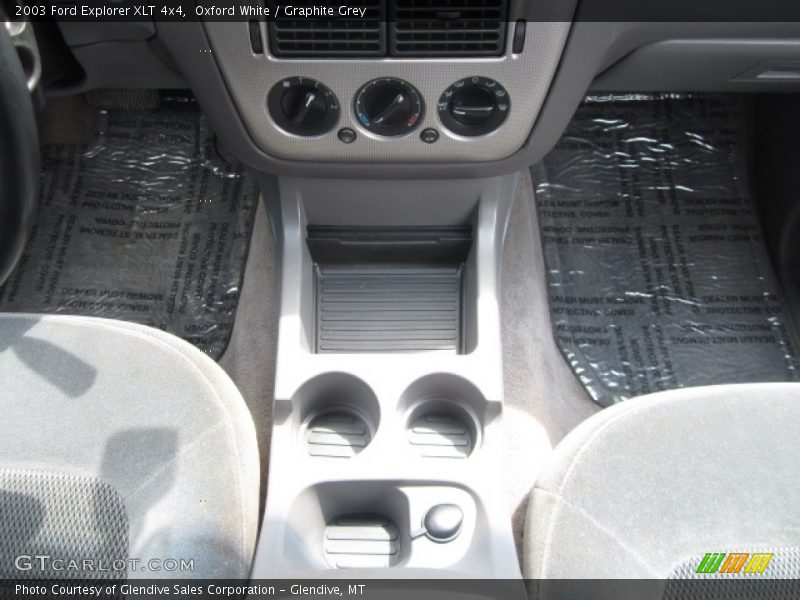 Oxford White / Graphite Grey 2003 Ford Explorer XLT 4x4