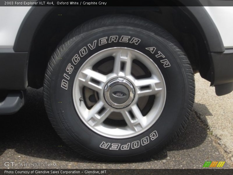 Oxford White / Graphite Grey 2003 Ford Explorer XLT 4x4