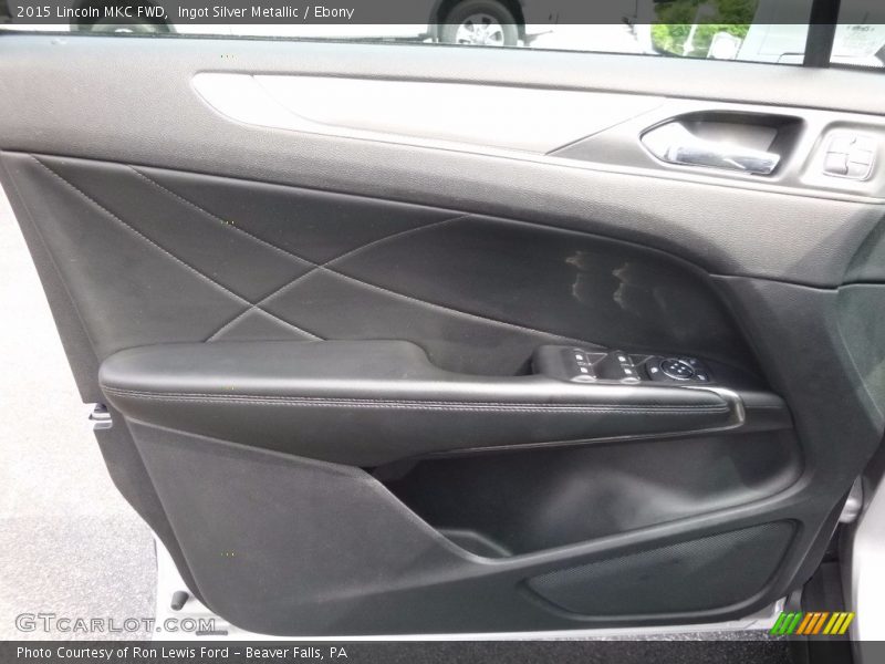 Ingot Silver Metallic / Ebony 2015 Lincoln MKC FWD