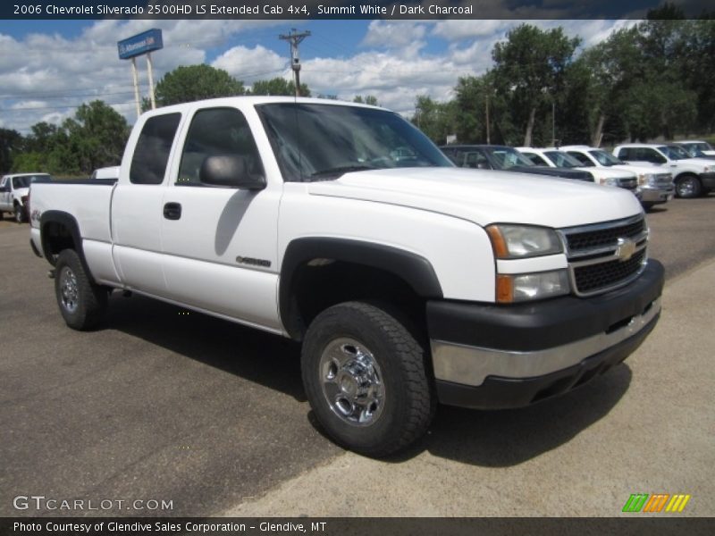 Summit White / Dark Charcoal 2006 Chevrolet Silverado 2500HD LS Extended Cab 4x4